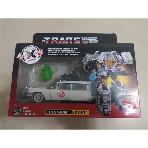 變形金剛 魔鬼剋星 捉鬼特攻隊抓鬼車 35周年 聯名款 附史萊姆 Ghostbusters ECTO 1 孩之寶代理版 蝦皮購物