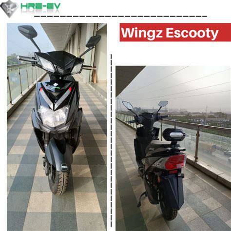 Wingz Electric Two Wheeler Scooty With 60v 24 Ah Lithium Iron Battery