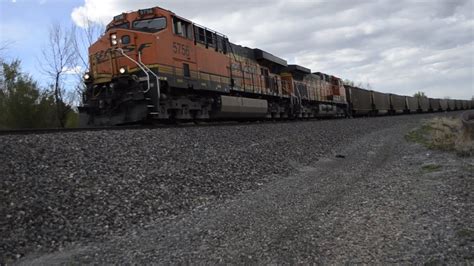 4 29 24 ES44AC 5756 K5HL H2 AC4400CW Coal Southbound DPu Two SD70ACE