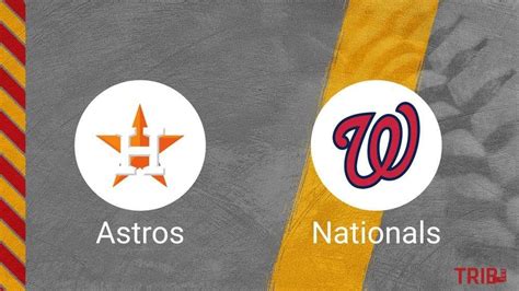 How To Pick The Astros Vs Nationals Game With Odds Betting Line And