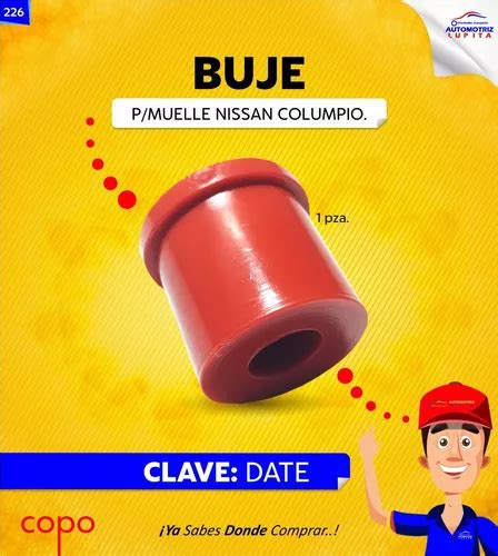 Buje Para Muelle Nissan Columpio D21 Pick up Precio 8 Piezas Envío gratis