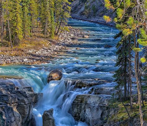 Sunwapta Falls Photograph by Philip Kuntz - Pixels