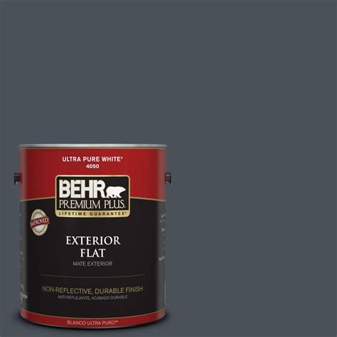 Behr Premium Plus Gal T Seared Gray Flat Exterior Paint