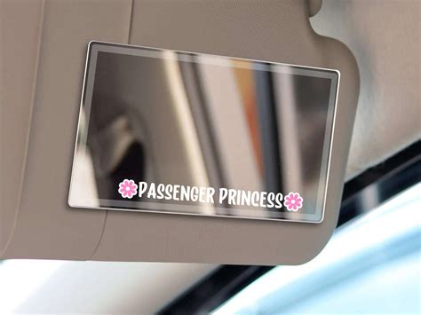 Passenger Princess Car Mirror Decal Side Mirror Decal Car - Etsy