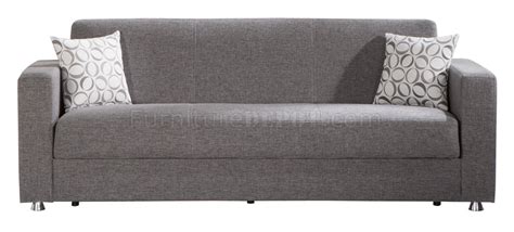 Tokyo Diego Gray Sofa Bed & Loveseat Set in Fabric by Istikbal