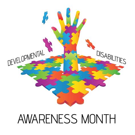 Inclusivity Symbolized By Puzzle Piece Hand For Disabilities Awareness Month From Pikwizard