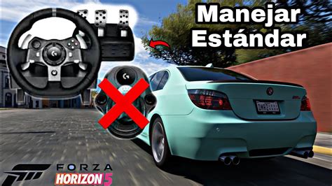 COMO MANEJAR ESTÁNDAR CON VOLANTE EN FORZA HORIZON 5 CONFIGURACIÓN