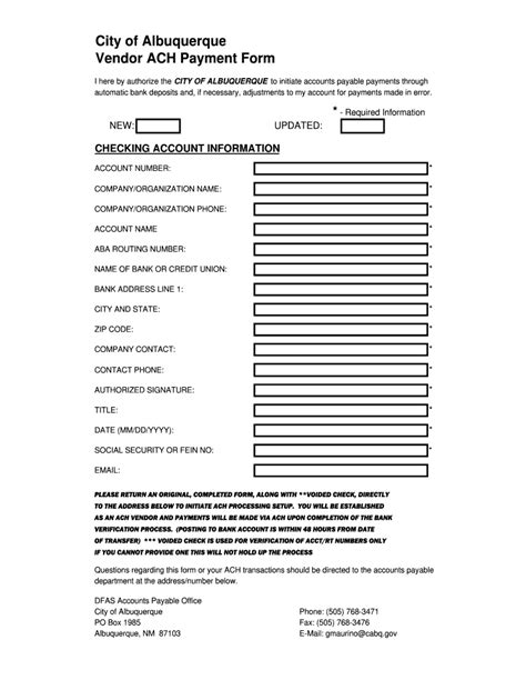 Ach Enrollment Form Template Fill Out Sign Online DocHub