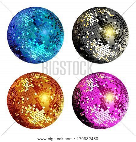 Set Colored Disco Vector & Photo (Free Trial) | Bigstock