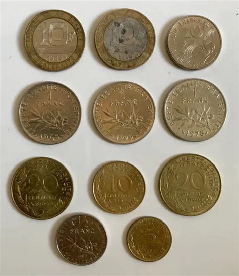 LOT DE PIECES Monnaies Franc Francaise Et Espagnoles Ancien Vintage