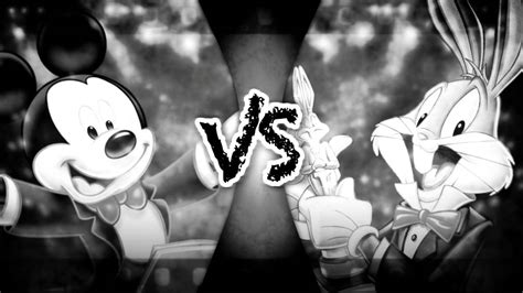 Mickey Mouse Vs Bugs Bunny Bw By D2thag23 On Deviantart