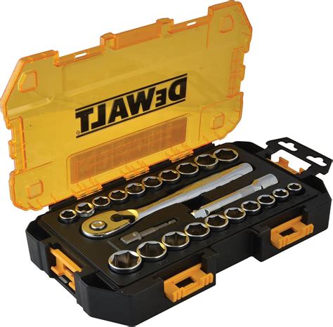 Dewalt Dwmt Socket Sets Amazon Co Uk Diy Tools