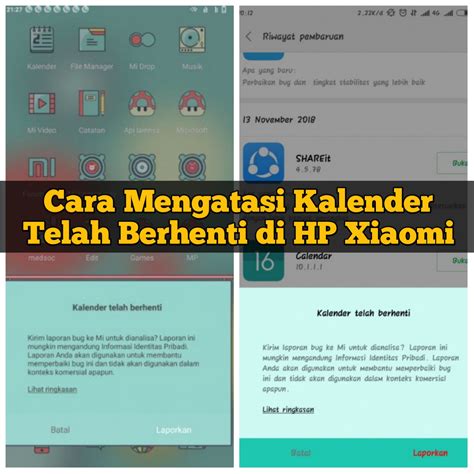 Cara Mengatasi Aplikasi Terus Berhenti Di Xiaomi Andreaplo