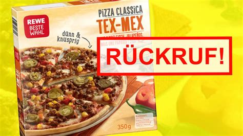 Pizza R Ckruf Bei Rewe Hersteller Warnt Vorm Verzehr Von Beliebtem