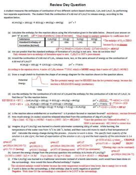 Ap Chemistry Frq Practice Teaching Resources TPT