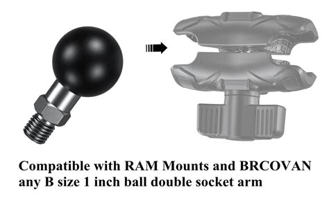 Amazon Brcovan Ball Adapter With X Threaded Post