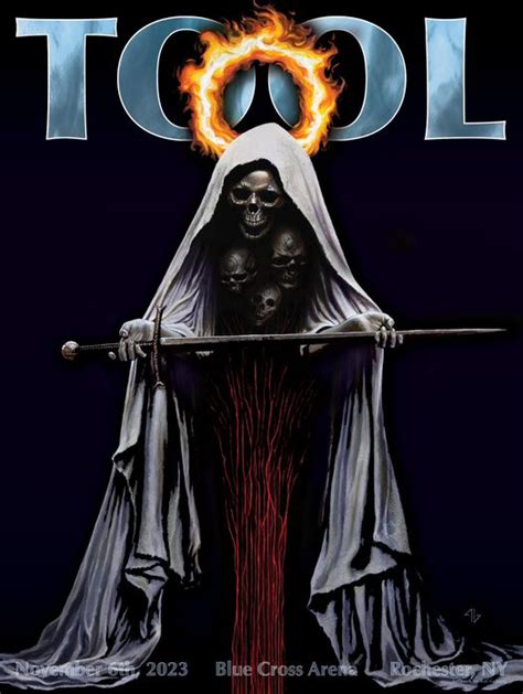 Adi Granov Art Featured In Tonights Tool Poster Danny Carey