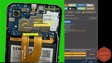 Samsung A03 Core Sm A032f Reset Frp By Unlocktool Spreadtrum Cpu Test