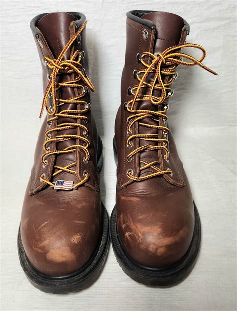 Red Wing 2233 Supersole 8 Inch Safety Toe Work Boots Gem