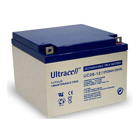 BATERIA 12V 26 AH Ultracell Ciclo Profundo