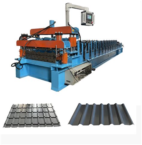 Double Layer Color Steel Tile Pressing Machine Glazed Tile Forming