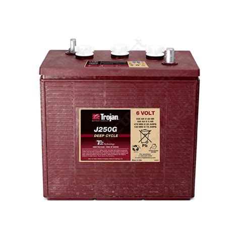 J250G Trojan Deep Cycle Battery 6v 235Ah Trojan Battery