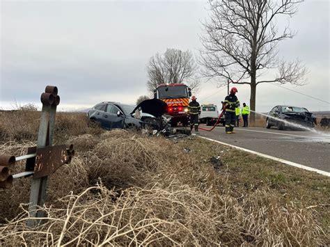 Accident rutier grav în apropiere de Murighiol Patru persoane au