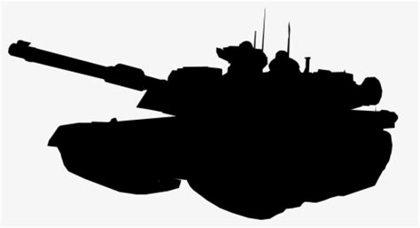 Tank Silhouette - Abrams Tank Png, Transparent Png , Transparent Png ...