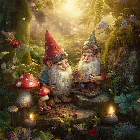 Christmas Gnomes Ai Png Digital Art Collection A Touch Of