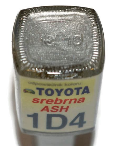 TOYOTA 1D4 SREBRNA ASH LAKIER ZAPRAWKA DO RYS ARA 10 ML za 19 99 zł z