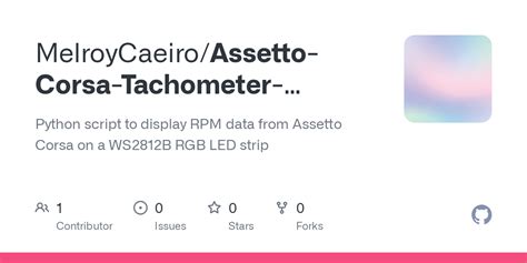 Github Melroycaeiroassetto Corsa Tachometer Ws2812b Python Script