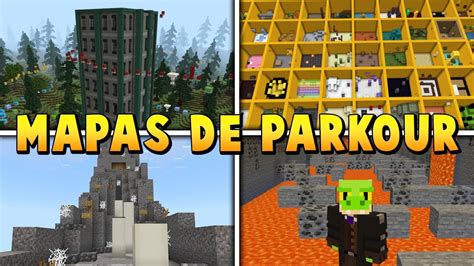 5 Mapas De Parkour Para Minecraft Pe 1 20 Youtube