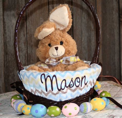Custom Easter Baskets - Brown $36.00