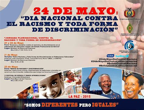 Febos 24 De Mayo Día Nacional Contra El Racismo Y Toda Forma De