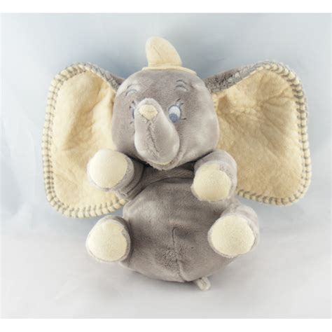 doudou éléphant gris Dumbo NICOTOY