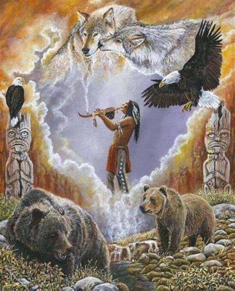 Shamanism And Totem Animals Earth And Sky Connection