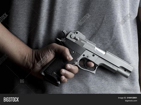 Man Carrying Toy Gun Image And Photo Free Trial Bigstock