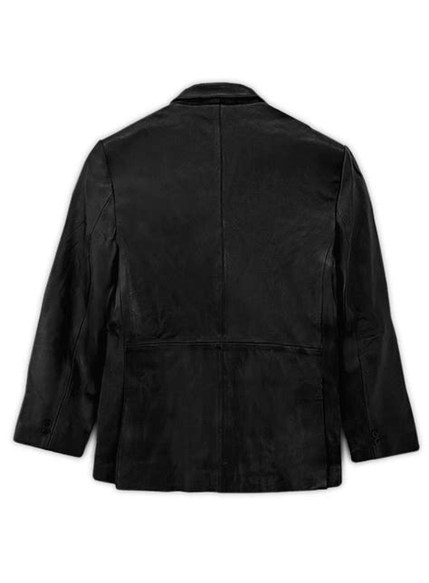 Black Leather Blazer 44 Regular Leathercult Genuine Custom Leather Products Jackets For