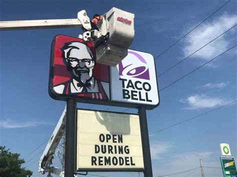 KFC/Taco Bell- 40/42 Garner, NC | Alpha Signs : Alpha Signs