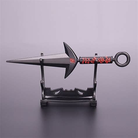 Ninja Alloy Kunai Weapon Toy Uchiha Sasuke Long Sword Butterfly Knife