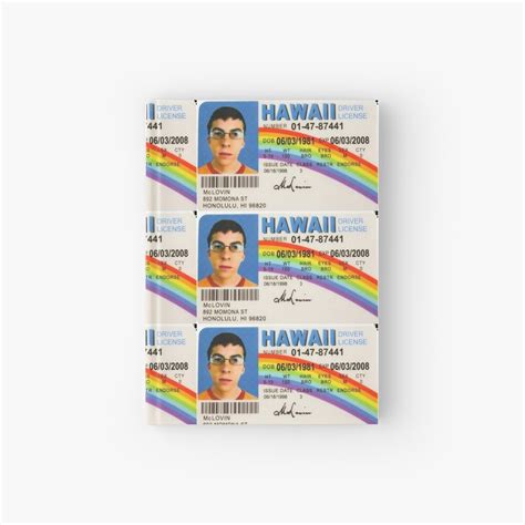 Mclovin Id Hardcover Journal By Stan19 Redbubble