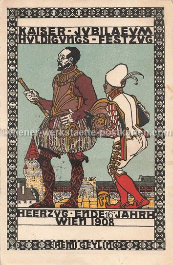 Litho WW 186 Remigius Geyling Kaiserjubiläum 1908 Wiener