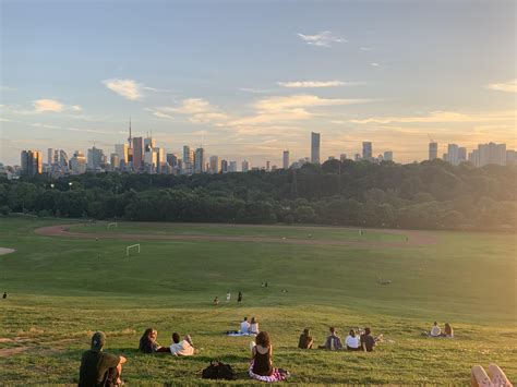 Tonights Sunset At Riverdale Park Toronto