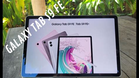 Galaxy TAB S9 FE Verde Unboxing configuração inicial e primeiras