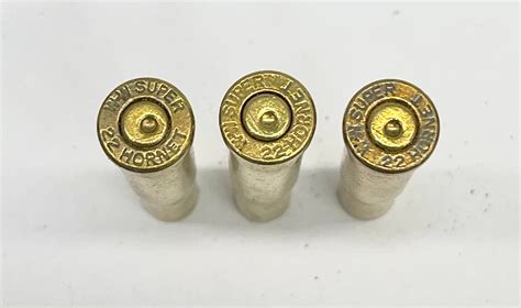 22 Hornet Once Fired Reloading Brass Blue Ridge Brass