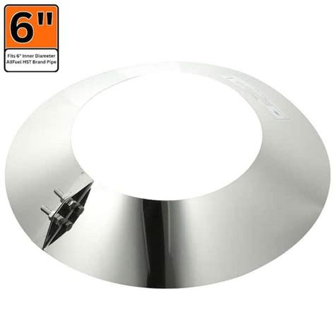 Allfuel Hst Storm Collar For 6 In Double Wall Chimney Pipe Blevrb Sht6sc The Home Depot