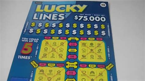 2024 03 04 Ontario Lottery Olg Instant Scratch Ticket 2359 3 Lucky Lines 001 Asmr Youtube