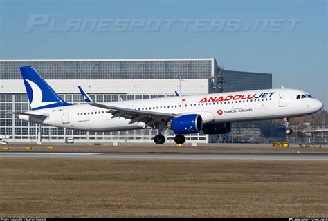 TC LUM AnadoluJet Airbus A321 271NX Photo By Martin Oswald ID 1569482