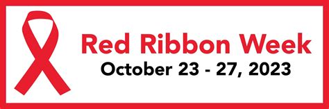 Red Ribbon Week 2023 Inspire Our Kids To Become Drug Free Clean