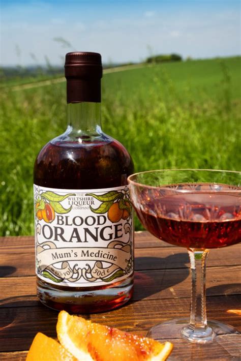 Blood Orange Liqueur From The Wiltshire Liqueur Company